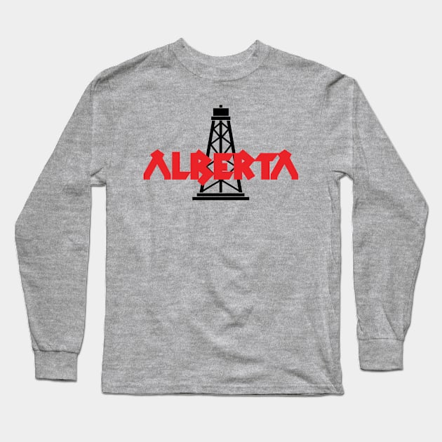 8ts Alberta Long Sleeve T-Shirt by kewlwolf8ts